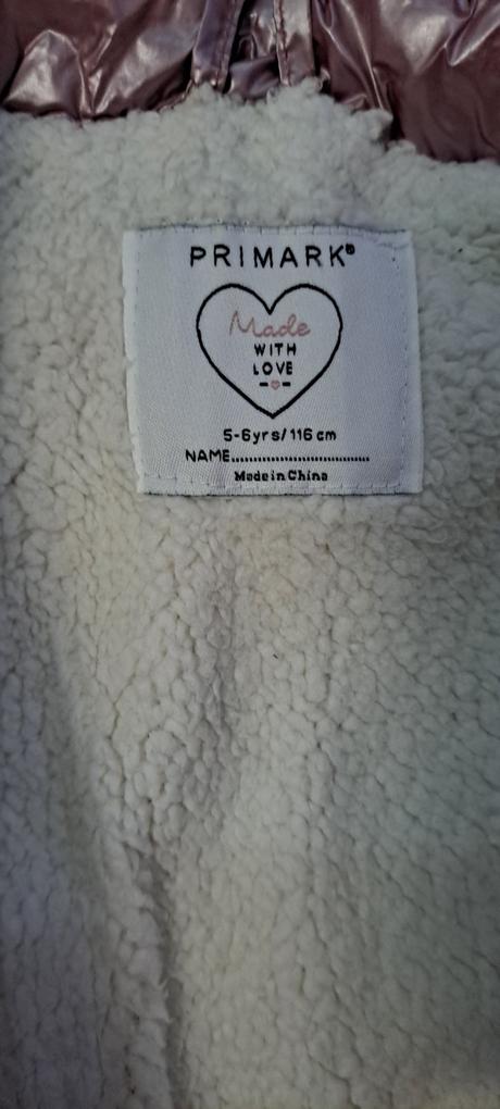 Zimná bunda, primark,116