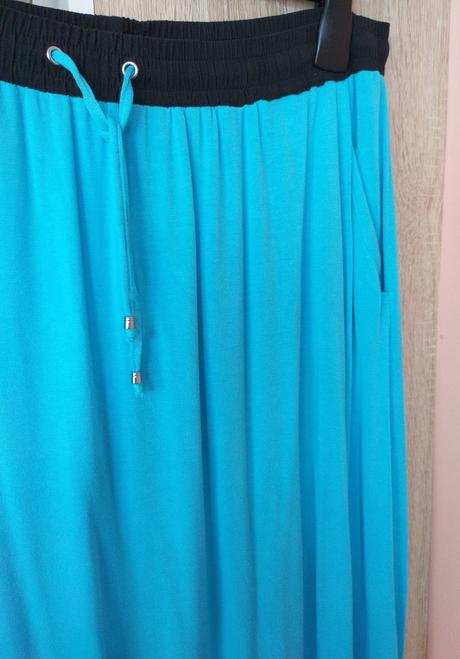 Azurovomodra maxi sukňa, reserved,46