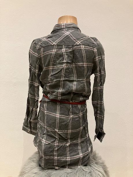 Dievčenské košeľové šaty kárované (104), 104