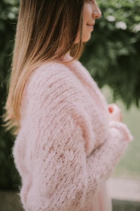 Jemnulinké bolerko - ružové, l / m / s / xl