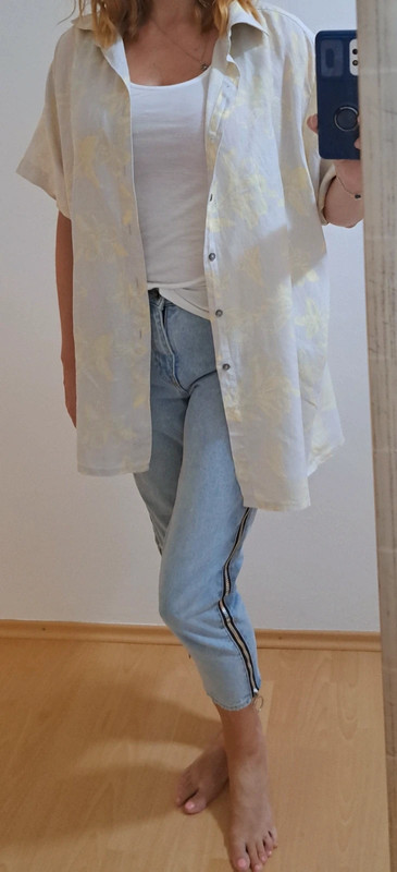 Ľanová košeľa "havaj", 45