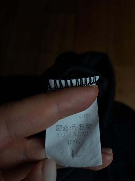 Boohoo čierne čipkované body, l