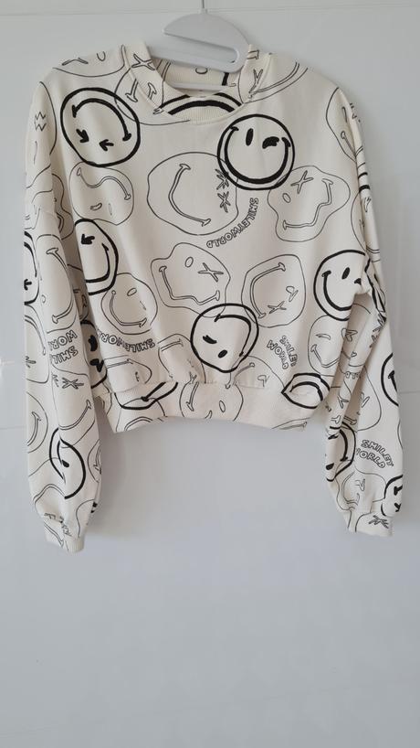 Crop mikina h&m smiley world, h&m,164