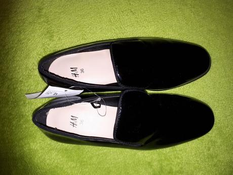 Nadherne mokasiny lakovky h&m, h&m,36