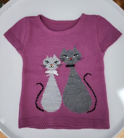 Svetrík s krátkym rukávom, 104