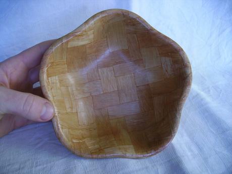 Bambusová miska v tvare kvetu, 