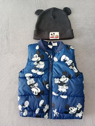 Vesta s čiapkou, h&m,80