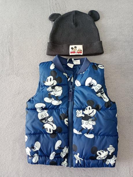 Vesta s čiapkou, h&m,80