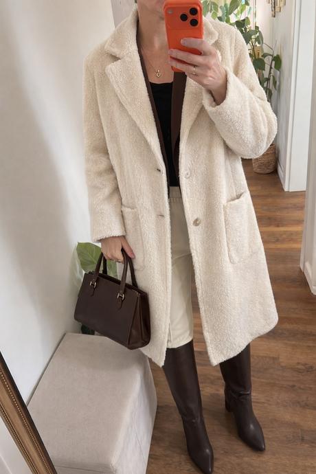 Dlhý kožúšok, c&a,38