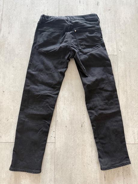 Čierne slim fit džinsy, h&m,146