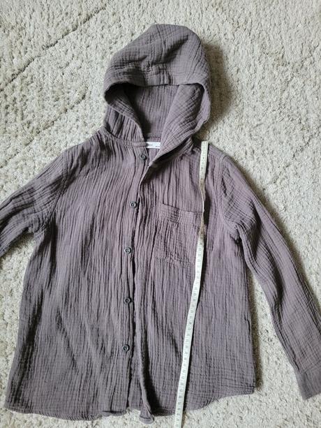 Košeľa zo štruktúrované bavlnenej látky, reserved,128