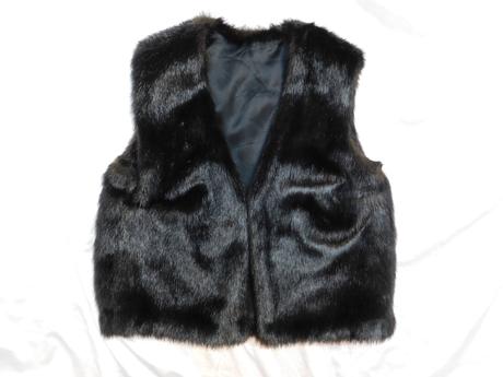 Damska vesta z umelej kožušiny, 38