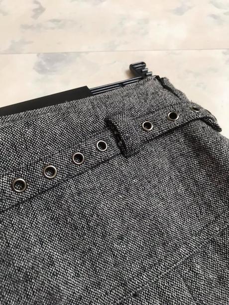 Tvídová skladaná sukňa, xs