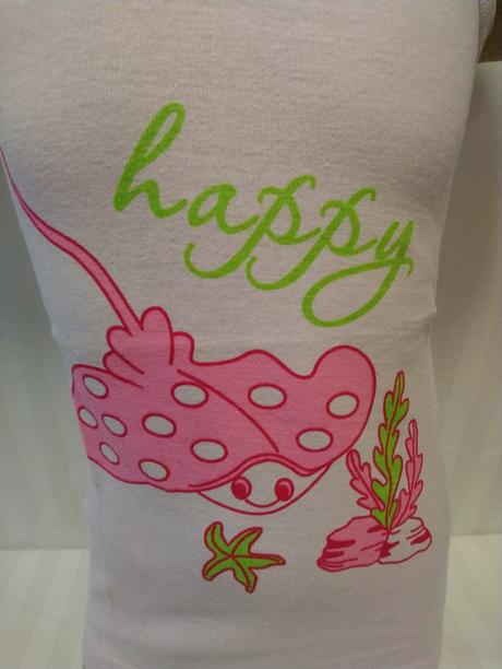 Dievčenské ružové tielko s motívom happy, v&k, 122, 122