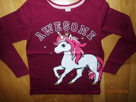 Bordové tričko, takko,128