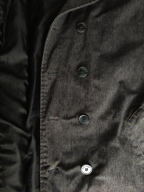 Pánsky tmavo šedý prechodný kabát, house,l