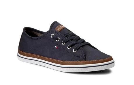 Tmavomodre dámske tenisky 38/39, tommy hilfiger,38