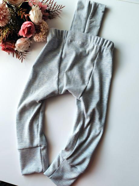 Rebrované, rastúce legínky na traky, 80