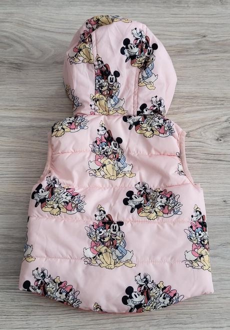 Obojstranná zateplená vesta disney minnie 62, disney,62