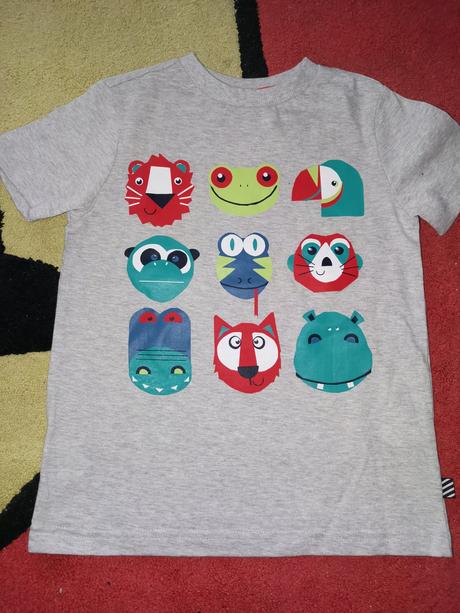 Tričko zvieratká f&f 4-5r. /, f&f,110