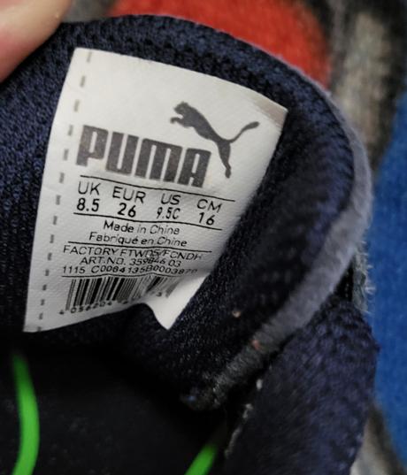 Tenisky puma velk.26, puma,26