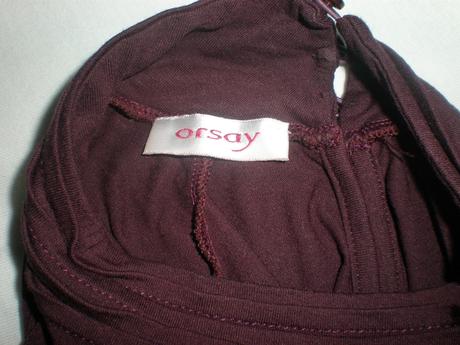 Bordové tričko orsay, orsay,s