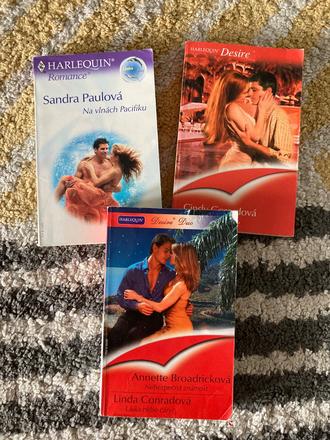 Harlequin knihy 3ks, 