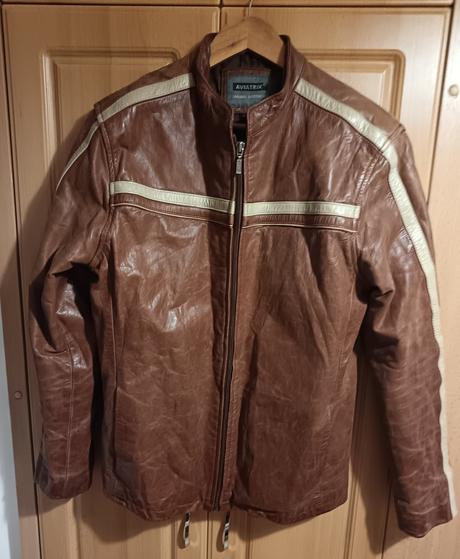 Kožená bunda pánska, aviatrix original, s/m, m