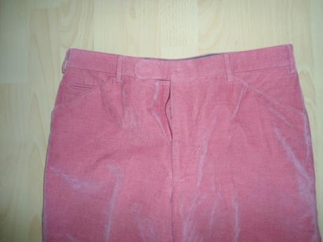 Cervene damske nohavice, l