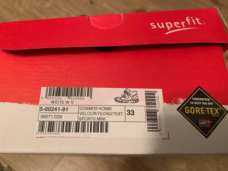 Prechodne tenisky superfit goretex, superfit,33