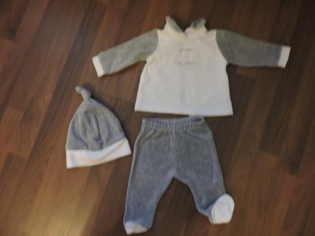 Velúrový komplet s poštou, primigi,62