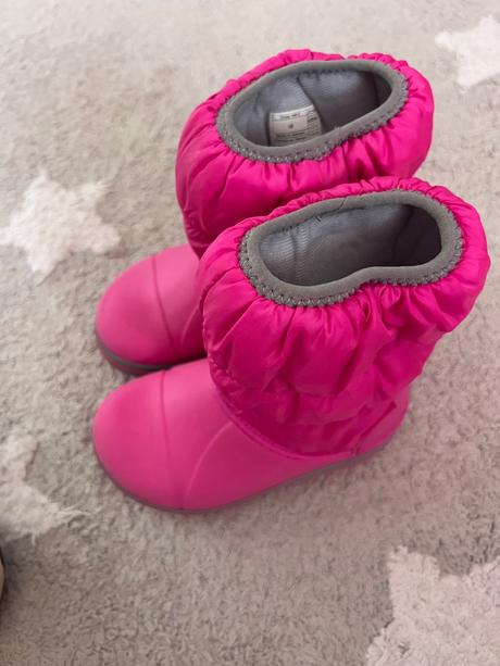 Zimne ružové crocs topánky 25, crocs,25