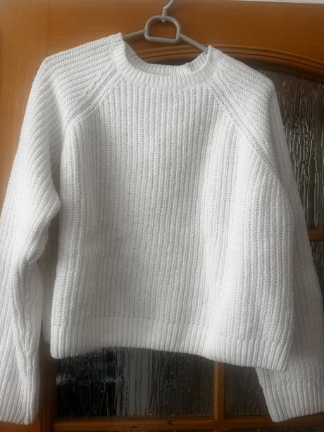 Biely pulover, sinsay,m