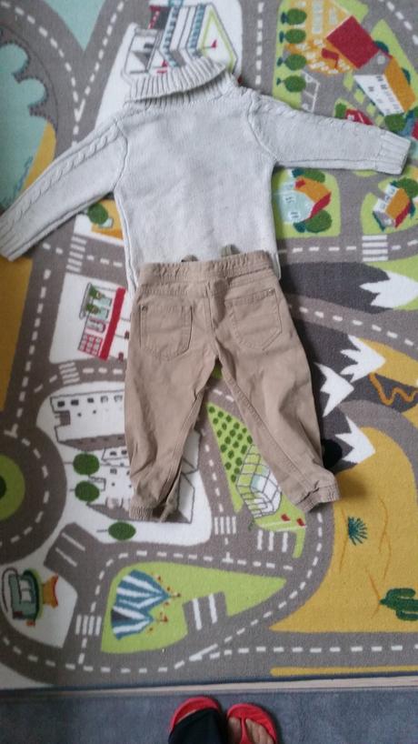 3nohavice+sveter v.92/98, rebel,92