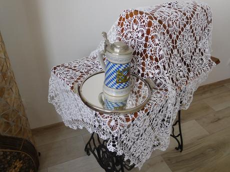 Korbel bayern s cínovým víkom, top top stav,, 