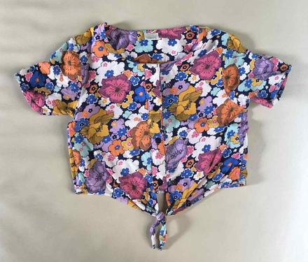 122 next kvietkovaná blúzka,6-7 r., next,122