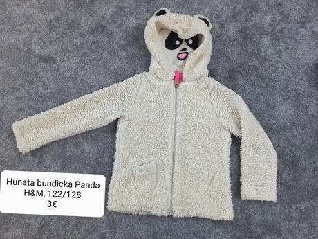 Hunata bundicka panda, h&m, 122/128, h&m,122