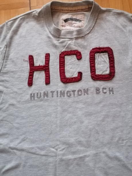 Pánska šedá mikina hollister, hollister,l