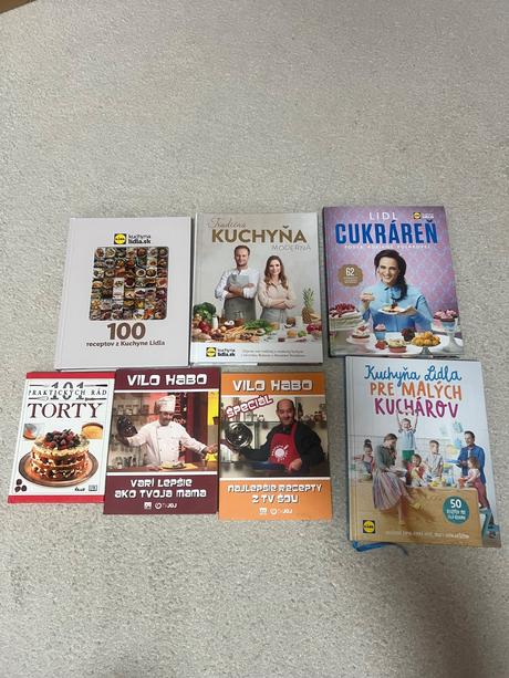 Kucharske knihy lidl + vilo habo, 
