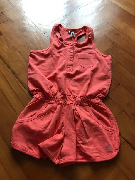 2 detské letné overaly, 128