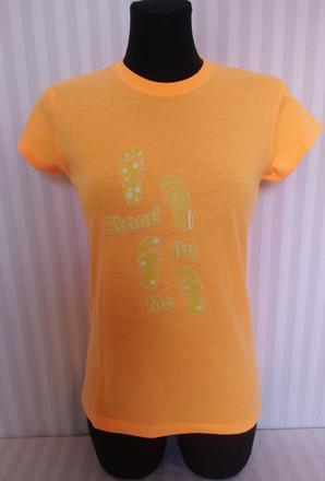 Dámsky oranžový top stand by me, jhk, m, m