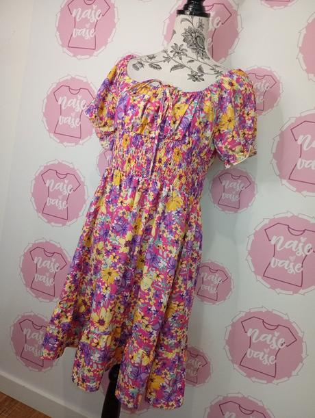 Kvietkované šaty l/xl, l