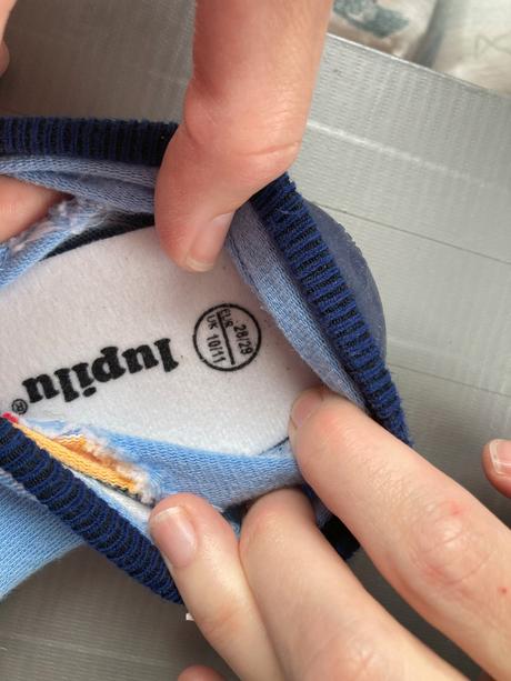 Ponozkove capacky/topanky, lupilu,28