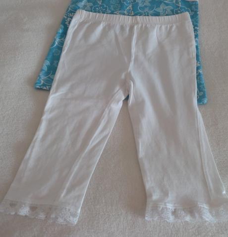 Legíny + tričko grátis, okay,122