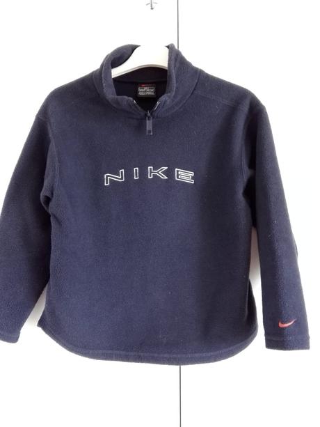 Mikina flisova, nike vel. 122-128, tmavomodra, nike,122
