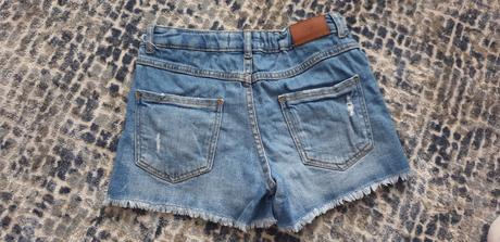 Rifľové šortky č.152, zara,152
