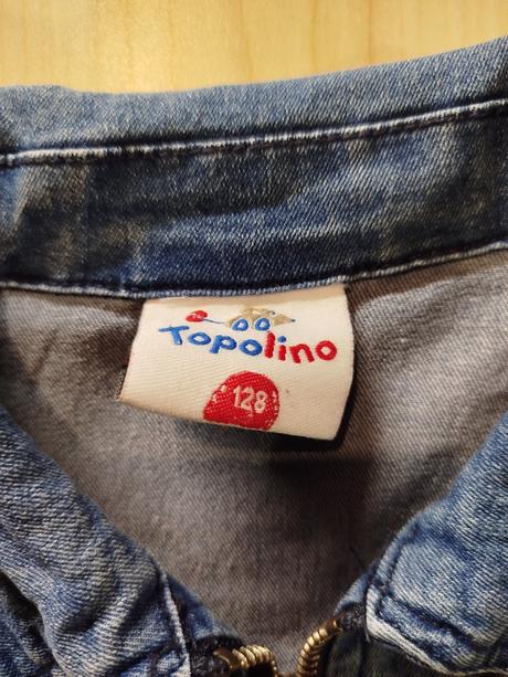 Riflová bunda, topolino,128