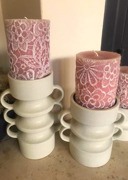 Svietniky - 2 ks /ditmar urbach zo 70. rokov, 