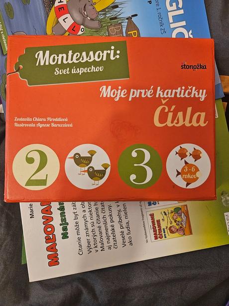 Moje prvé karticky čísla montessori, 