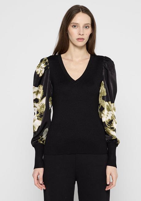 Dkny pulóver s blúzkovým rukávom xl, dkny,xl